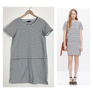 Madewell Dockside Striped Shift Dress Size Small